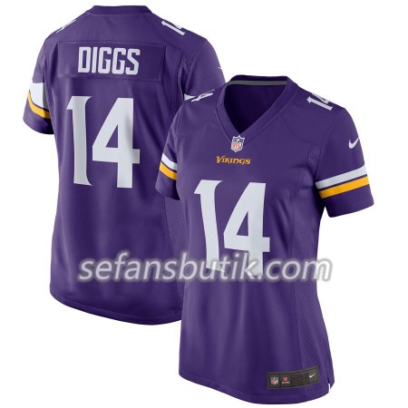 Minnesota Vikings Tröjor Stefon Diggs 14 Nike Lila - Dame